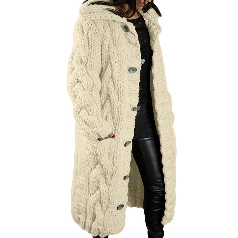 Europäischer & Amerikanischer Damen Plus Size Strickjacke Pullover Mantel - Neue Mode Strickwaren 2026