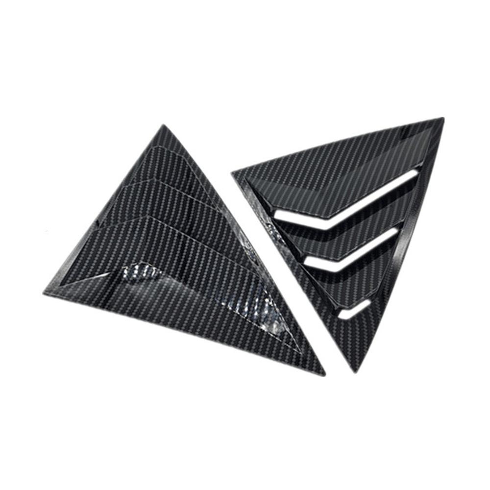 Carbon Fiber Look Side Vent Window Scoop Louver Cover For Honda Accord 7th 2003-