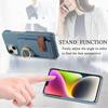 Shockproof Phone Case for IPhone 17 Air 16E 16 15 Plus 14 13 12 Mini 11 Pro Max Ring PU Leather Cards Holder Wallet Cover