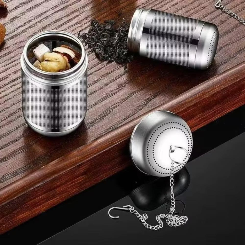 2Pcs Rust-proof Tea Ball Infuser Stainless Steel Stew Seasoning Strainer Tea Strainers  Office