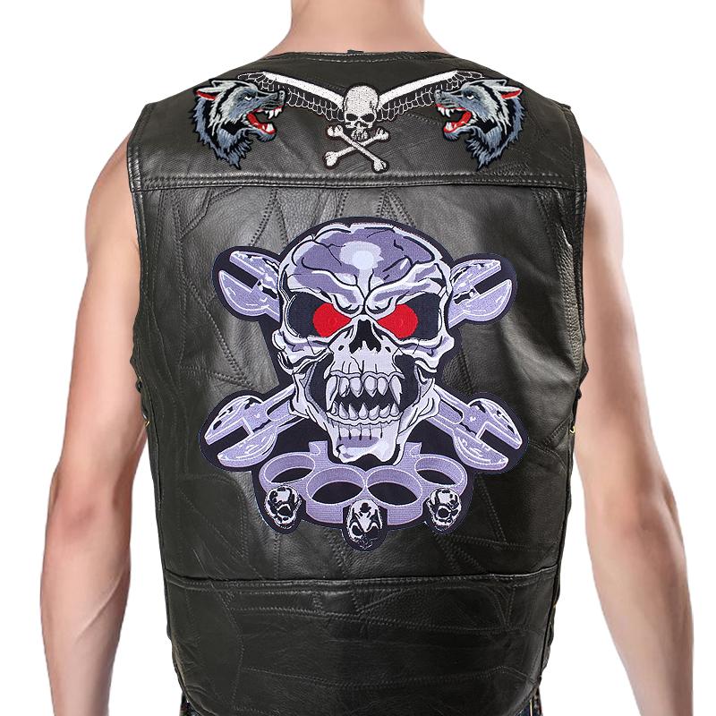 

Trendy Men s And Denim Horse Oversized Embroidered Vest With Sleeveless Personalized Casual Camisole Braiding the thread Braiding the thread 11-2 XXXXL чорний