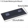 Plastic Display Stand For Motorcycle Models 1:12 Scale Flat Stable Base Stylish Multifunctional Storage And Showcase Organizer