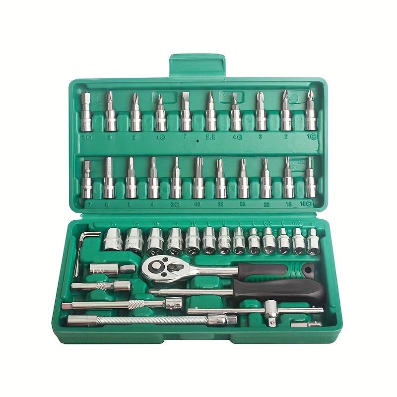 

46-piece Sleeve Quick Ratchet Wrench Screwdriver Toolbox Xiaofei Automobile Maintenance Hardware Set Kit Tools