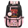 Kpop With The Surrounding Trend Schoolbag College Wind Large Capacity Junior High School Student Leisure Backpack