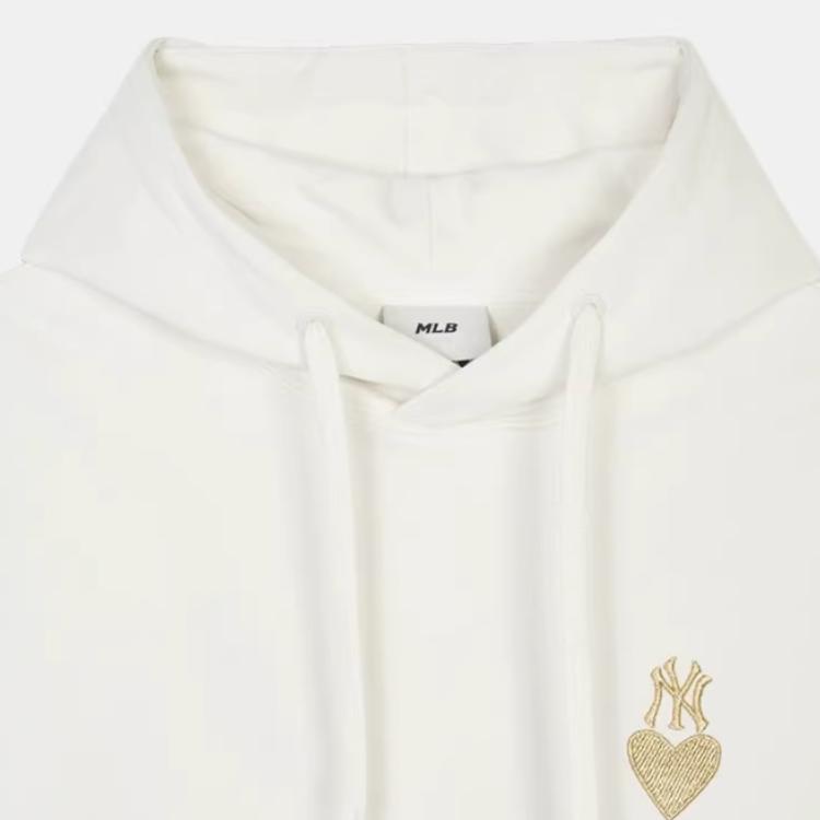 New MLB SS24 Sweatshirt Unisex Cream 3AHDH0141-50CRS