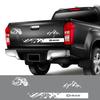 Car Rear Tail Sticker For Isuzu Dmax D Max Graphics Mountain Stirpes Kit Pickup Decor Decal Vinyl Cover Auto Tuning Accessories