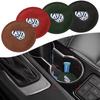 2026 Hot For Volkswagen VW Car Stickers Turned Fur Car Coasters Non Slip Round Mat Coaster Heat Insulating Mat For Volkswagen VW