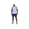 Under Armour Elevated 2.0 Woven Shorts With Logo Print Men Bottoms Blue 1362289-408