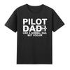 Pilot Dad Like A Normal Dad But Cooler Aviation Aircraft Pilot TShirt