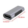 Mini USB Type C 3.1 Vrouwelijk naar Adapter Gegevensoverdracht Synchronisatie Verlengingskoppelaar OTG
