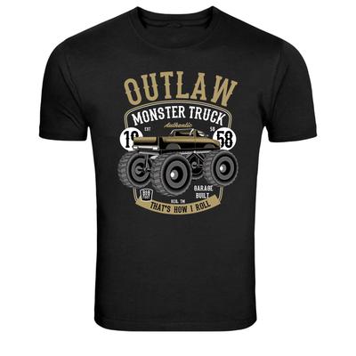 Outlaw Monster Truck Big Foot Garage Built Offroad T-Shirt