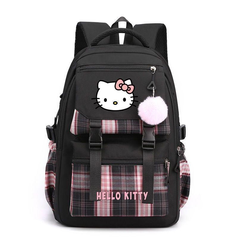 Hello Kitty School Backpack For Girls And Boys With Urban Minimalist Style And Airflow Design For Travel