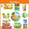 Exciting Volcano Dinosaur Theme Birthday Party Supplies For Kids Tableware Decoration
