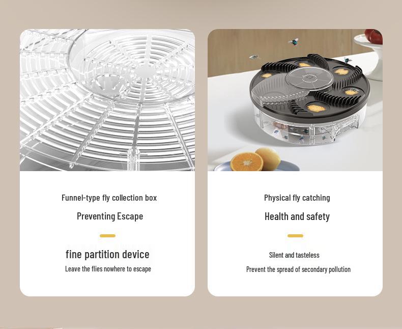 USB Rechargeable Automatic Fly & Cockroach Trap: Electric Pest Repellent & Bait Machine for Home & Commercial Use