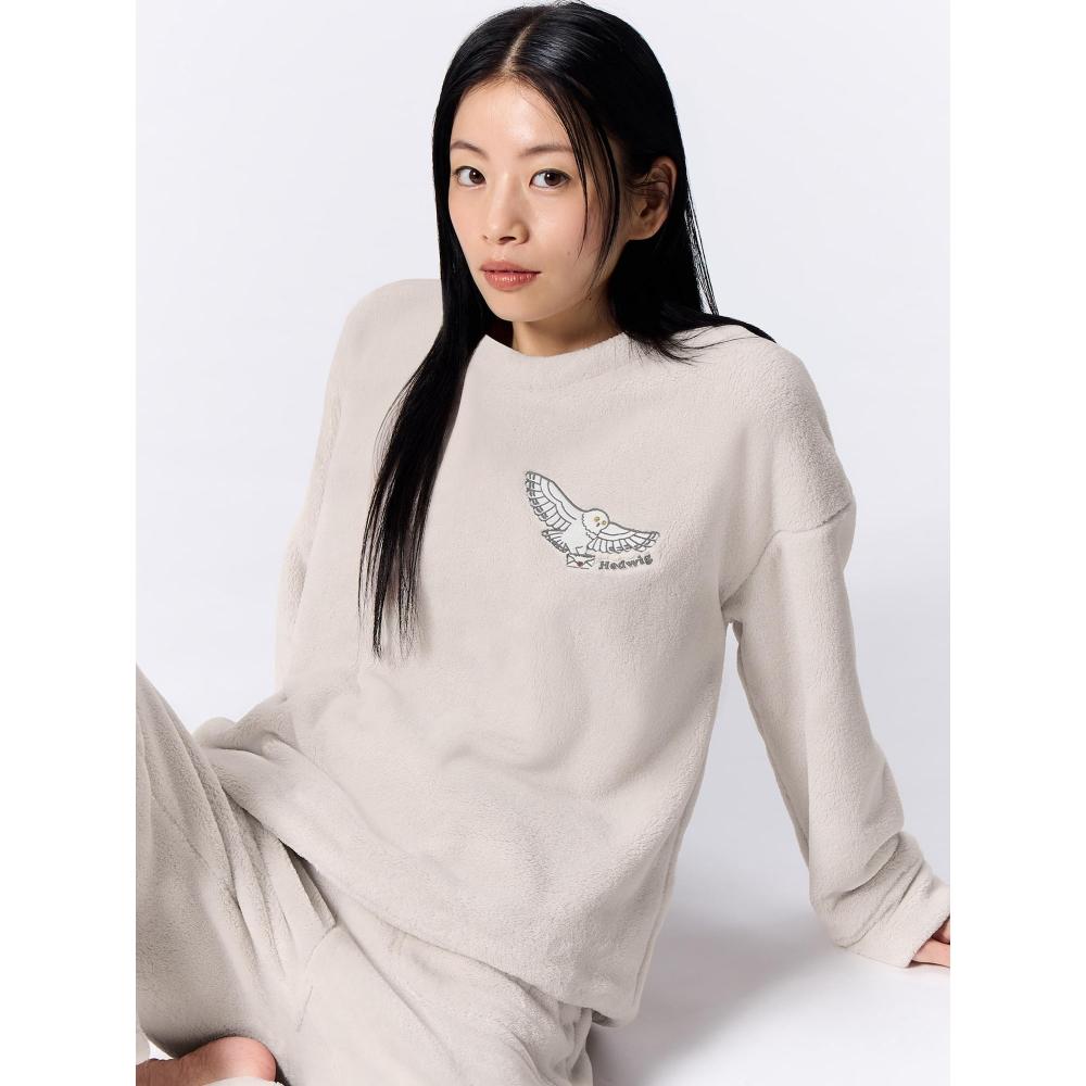 

Gu By Uniqlo Marshmallow Feel Lounge Set Длинный рукав Гарри Поттер 30 NATURAL/3XL