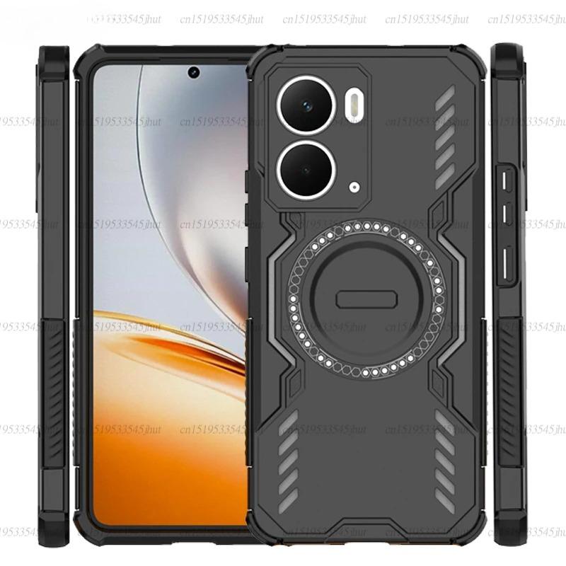 Shockproof Armor Case For Realme Neo 7x Magnetic Adsorption Wireless Charge Cover For Realme Neo 7x Case For Realme Neo 7x Case