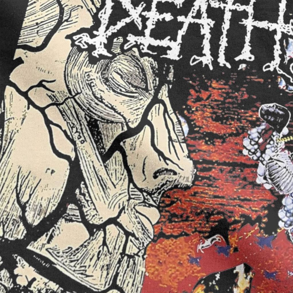 Napalm Death T-Shirt for Men Band Vintage Pure Cotton Tees Crew Neck Short Sleeve T Shirt 4XL 5XL Tops