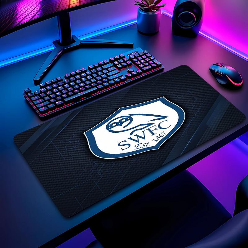 Sheffield Wednesday Football Pattern Mouse Pad Non?Slip Rubber Base Gaming Mousepad For Desk Office Home