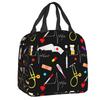 Custom Doctor Nurse Medical Medicine Insulated Lunch Tote Bag for Women Portable Thermal Cooler Food Lunch Box School