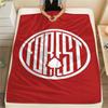 1 buc. Pătură de flanelă cu imprimeu Nottingham Forest FC, Calitate înaltă, Confortabilă pentru toate anotimpurile, Decor pentru casă, Căldură și confort, Perfectă pentru cadouri de Crăciun
