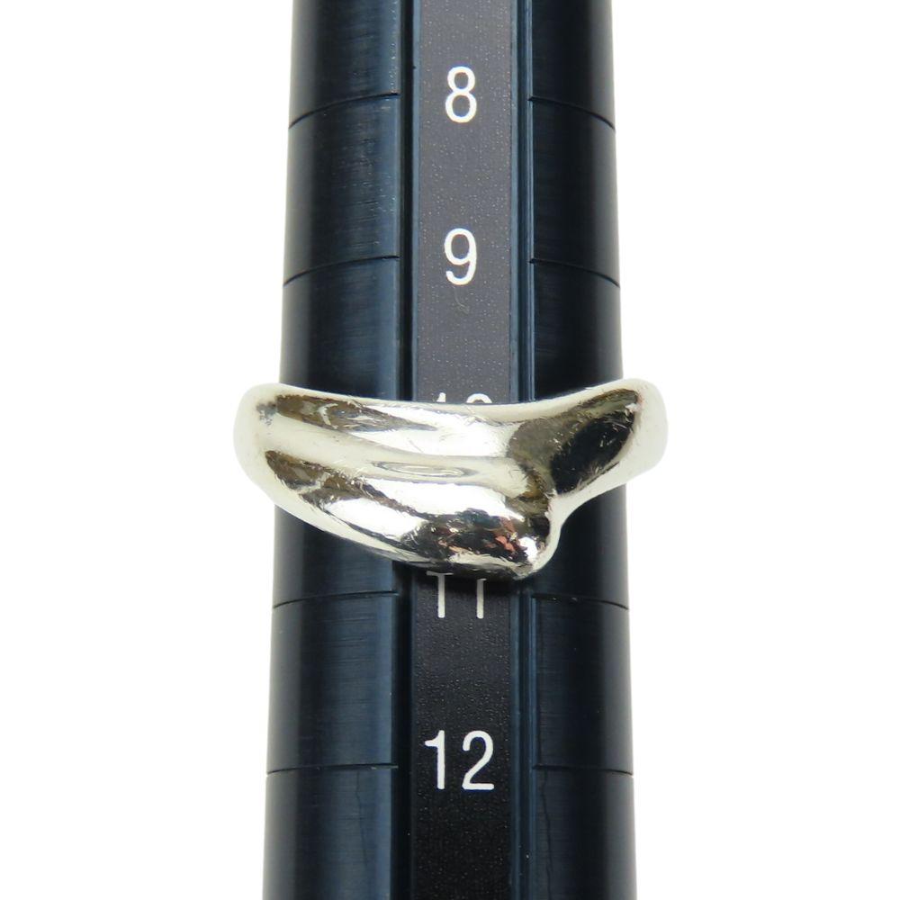 Begagnade TIFFANY&Co. Ring Böjd Våg Hjärta EU#51 Silver925 4.7g Silver El Saperetti
