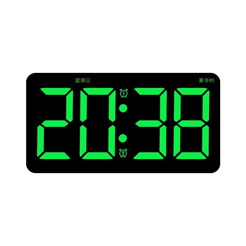 Hot-selling Alarm Clock LED Large Screen Digital Electronic Wall Clock Desktop Desk Clock Bedroom Living Room Wall Clock 1801
