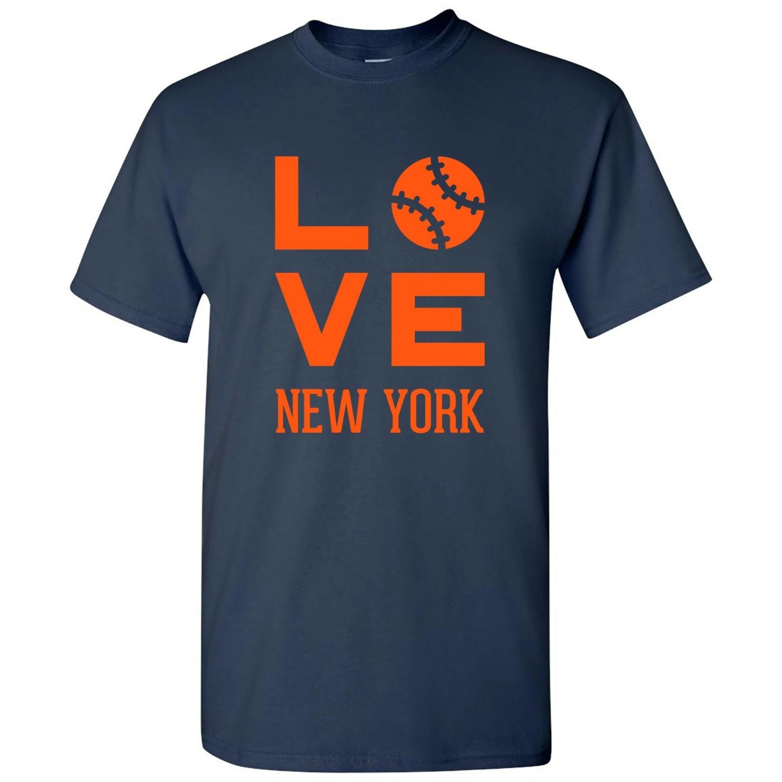 New York Love Baseball League Team Pride Hometown Majors T Shirt S