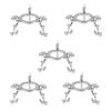 Multifunctional Round Metal Base Secure Holder Multipurpose Metal Display Rack For Collectibles Awards Keepsakes