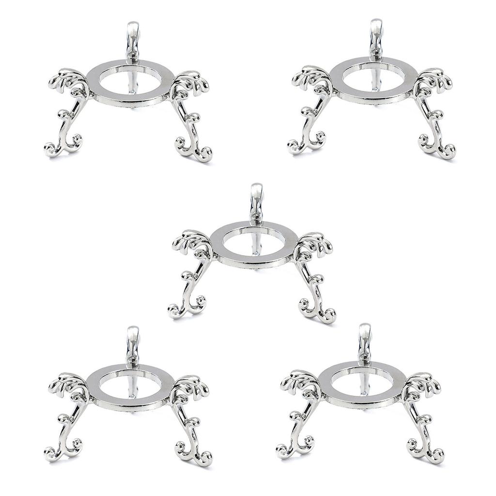 Multifunctional Round Metal Base Secure Holder Multipurpose Metal Display Rack For Collectibles Awards Keepsakes