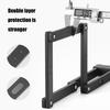 High Security Bicycles Lock Heavy Duty AntiTheft Cycling Lock with Key and Brackets Bike Security Folding Lock Enduring