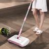 Household Hand Push Sweeper Sweeping Machine Mop Broom Dustpan Floor Cleaning ToolsPink