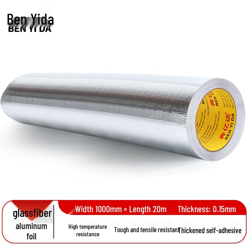 Benyida High-Temp Resistant Glass Fiber Aluminum Foil Insulation Tape