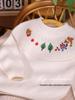 Little Sheep Winter Jumpsuit: New Style French Collar 100% Pure Cashmere Sweater for Girls