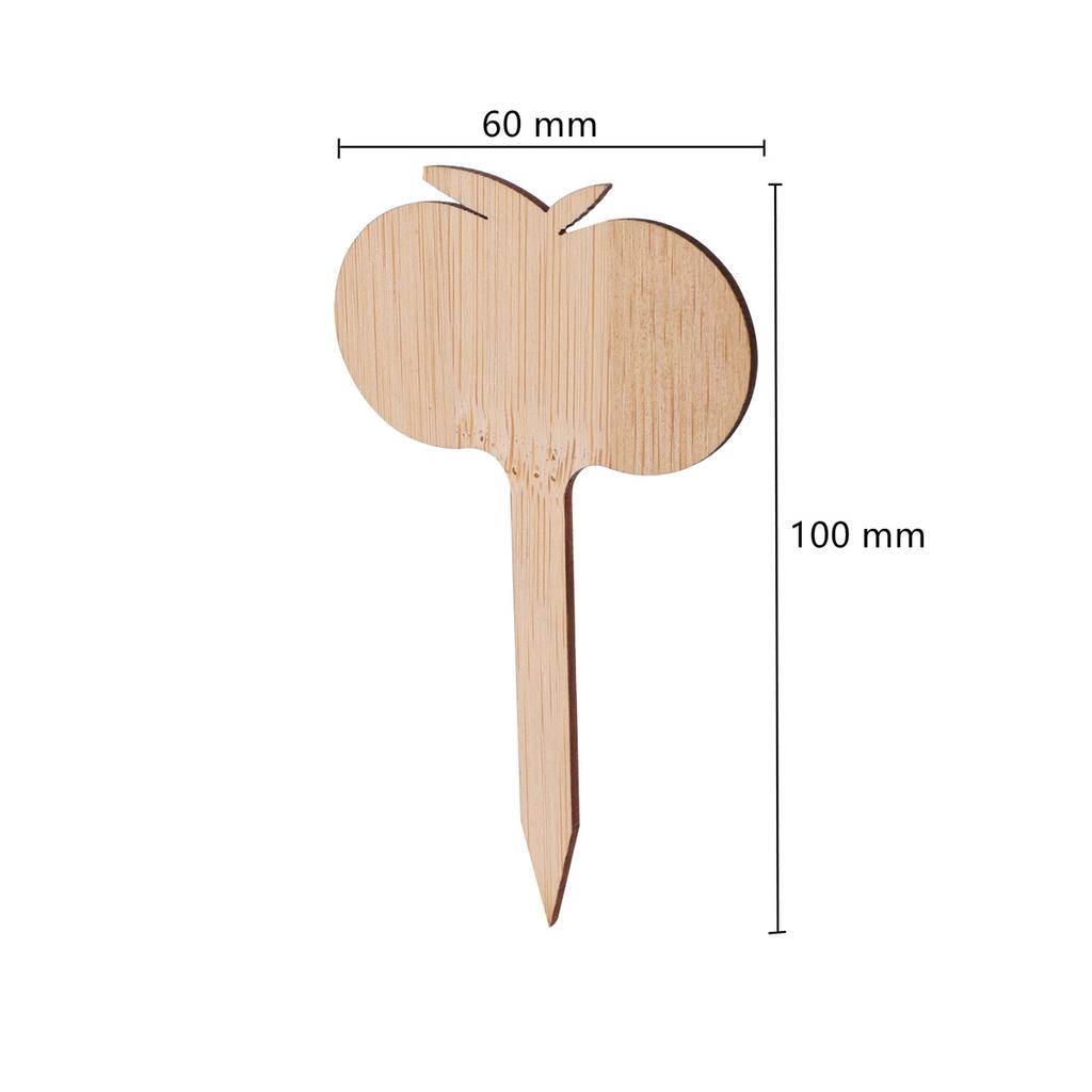 Plant Labels Wooden Plant Sign Tags Multi-Type Bamboo Garden Markers Bonsai Seed Potted Flower Vegetable Succulent Tool 5/50Pcs