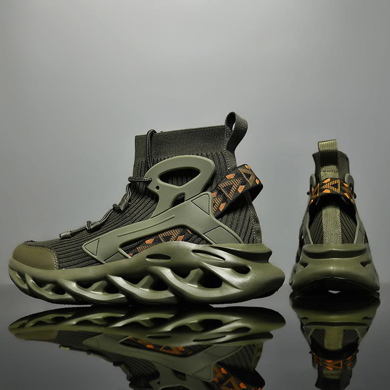 Pánské boty na vysokém podpatku, kotníkové boty, pohodlné a lehké sportovní boty pro muže, tenisové boty, turistické boty, sportovní obuv, velká velikost 46, ležérní boty, pohodlné boty na běhání, tenisky, běžecké boty, sportovní obuv.