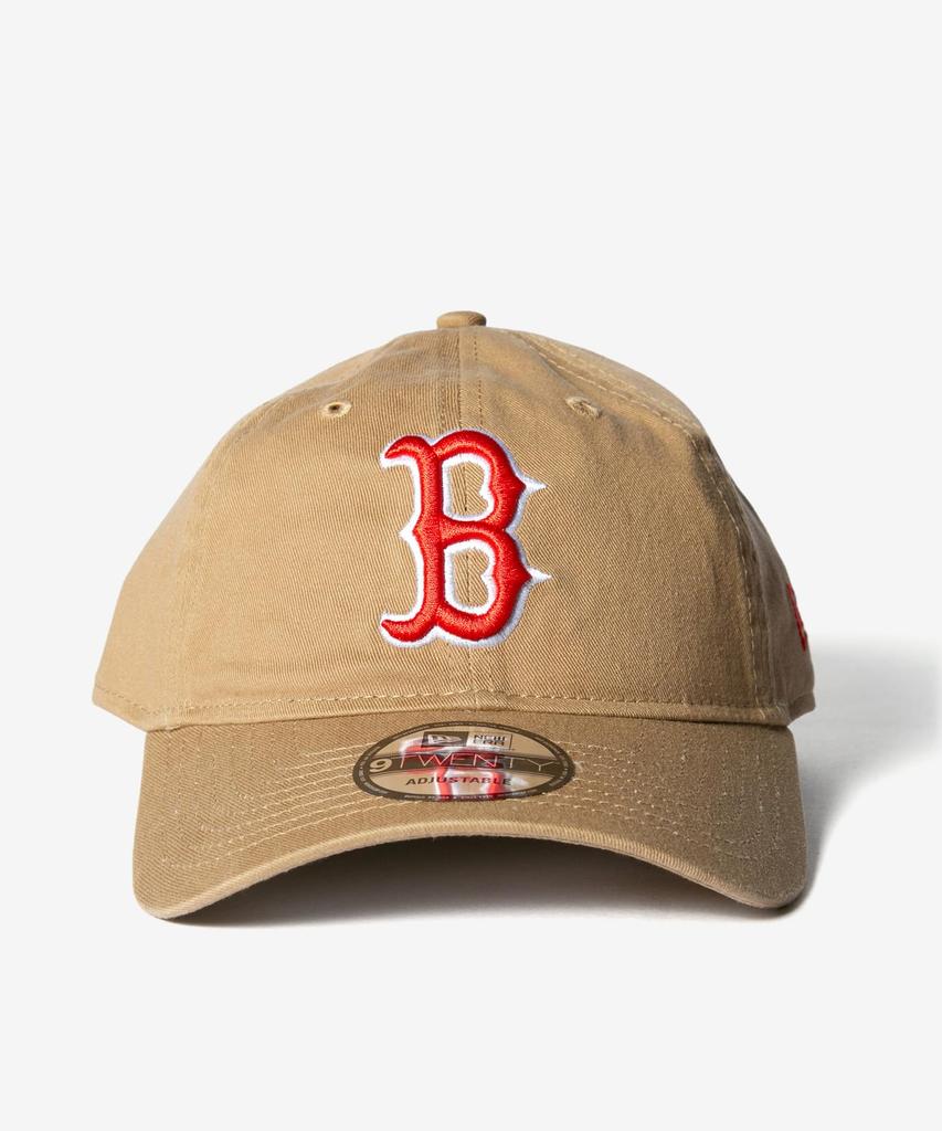 New Era 9TWENTY Khaki Red Free Size & Cap, [Used]