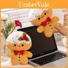 Gingerbread Man Plush With Pp Cotton Filling For Holiday Decor And Gift Giving