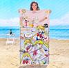 Cute Cartoon S-Sailor M-Moon Beach Towel Hotel Towels Bathroom For Home Travel Swimming Pool Sauna Playa Baby Spa Bath Gym Sea