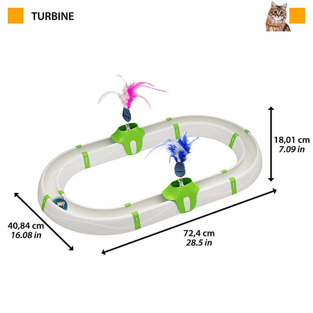 Turbine Cat Cat Toy Made by Italy Toy, Ball, Ferplast,