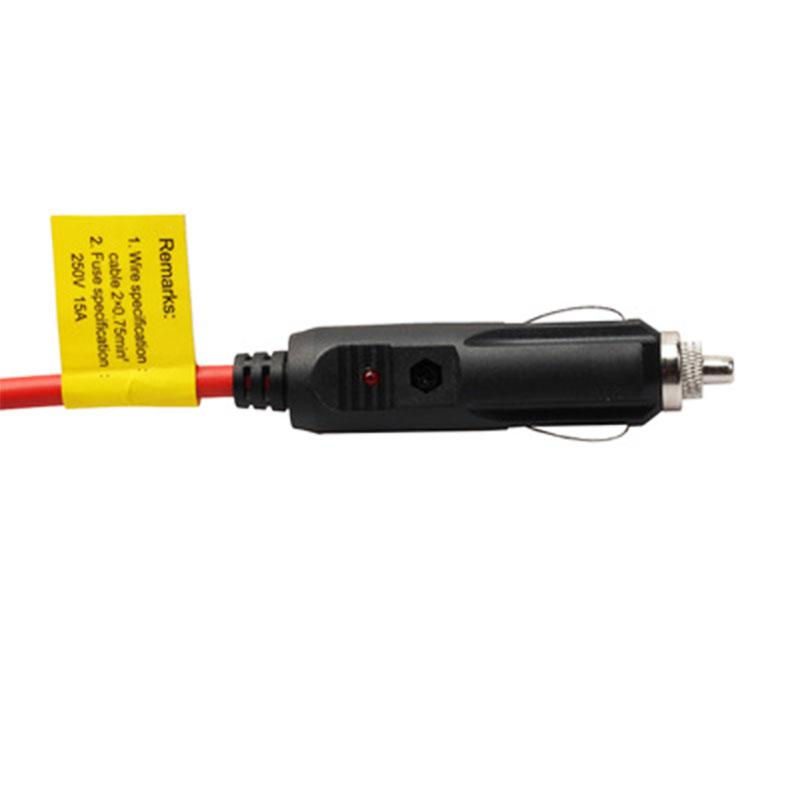 Cable de Extensión de Enchufe de Coche de 3,6 Metros 10A 12V 24V Enchufe Cargador de Coche Cable Adaptador de Enchufe Hembra Accesorios