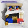 Germany Football Printed Bedding 3 Piece Set Cozy Breathable Bed Cover Set as Housewarming Holiday Gift