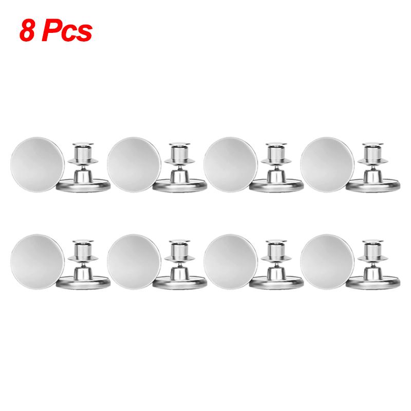 4/8/12Pcs Metal Detachable Jeans Buttons Snap Fastener Sewing-free Reduce Waist Pants Pins Buckles Clothing Garment Jeans Button