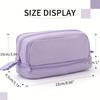 Large Capacity Stationery Case, Durable Oxford Cloth Pencil Case, Portable Organizer for School, Office and University Supplies