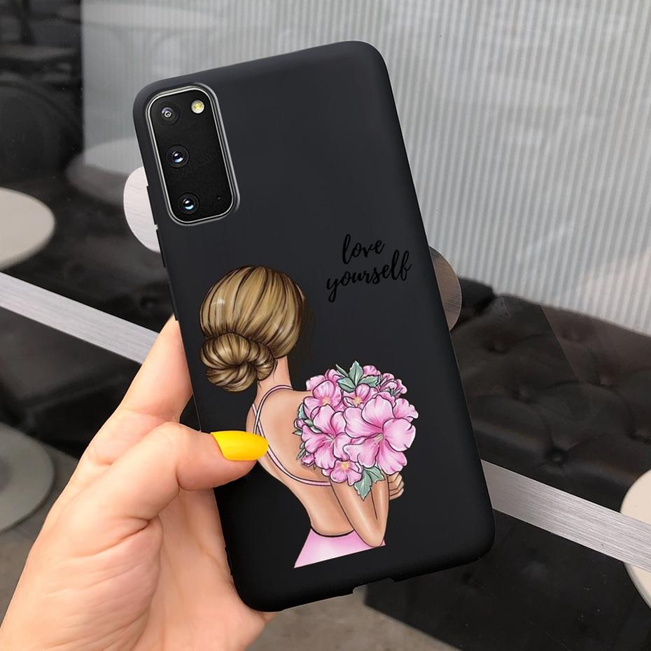 For Samsung Galaxy S20 5G S20+ Case Cover Fashion Soft Silicone Macaroon Phone Cases For Samsung S20 FE S 20 Plus S20Plus Funda