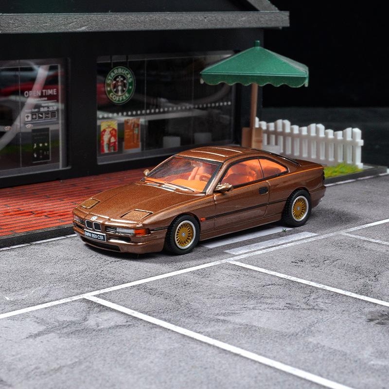 1/64 BMW 850 CSi Auto in Lega Diecast e Veicoli Giocattolo Modello di Auto Modello in Scala Miniatura Auto per Bambini