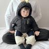 Super Cute Baby Winter Suit Baby Padded Thickened Cute Hooded Cotton Coat Baby Warm Pants