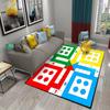 Small Rug Bedroom Living Room Floor Mat Non-slip Rug Chess Flying Chess Rug Game Mat Children's Rug