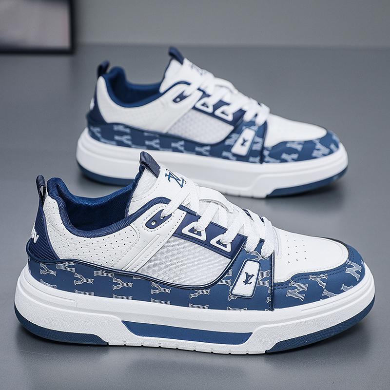 Moda pentru bărbați Pantofi de skateboard ocazional de jos pentru băieți Pantofi comozi Studenți de sex masculin Trend Talpă moale Clasic Respirabil Sală de sport Anti-alunecare