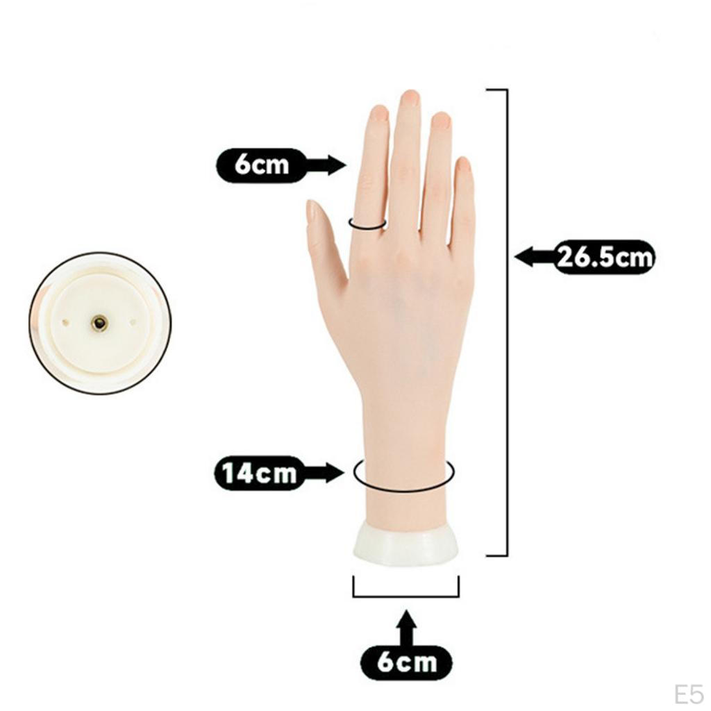 Female Mannequin Hand Jewelry Display Holder Bendable Fingers Support Simulation Model for