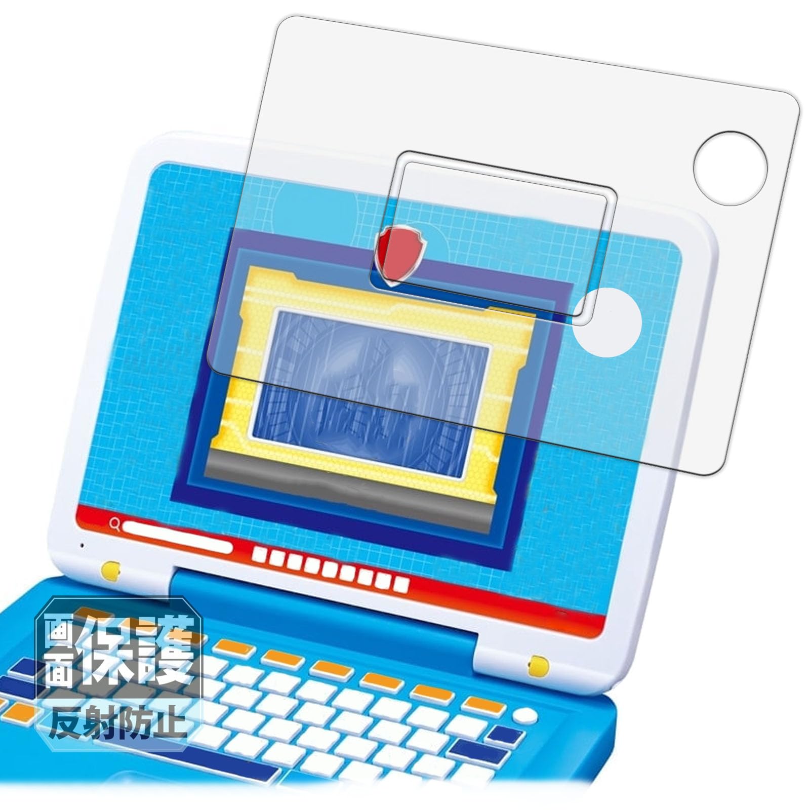 

Leipsden Takara Tomy Paw Patrol Mouse Clear Shield Protective Film for Pawfect PC Made in Japan Change! (Screen/Edge), Anti-Reflective,